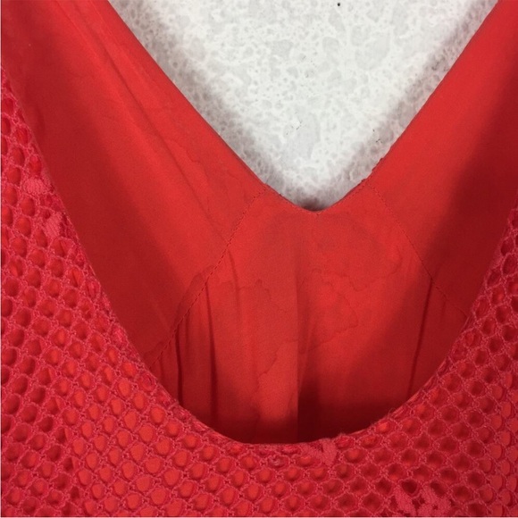 Free people match point pink sheer belted lace dress - Picture 7 of 13